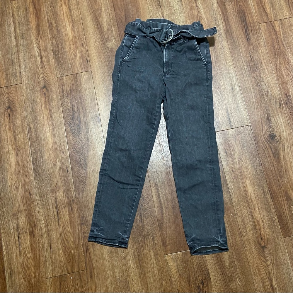 Express High Rise Paperbag Jeans